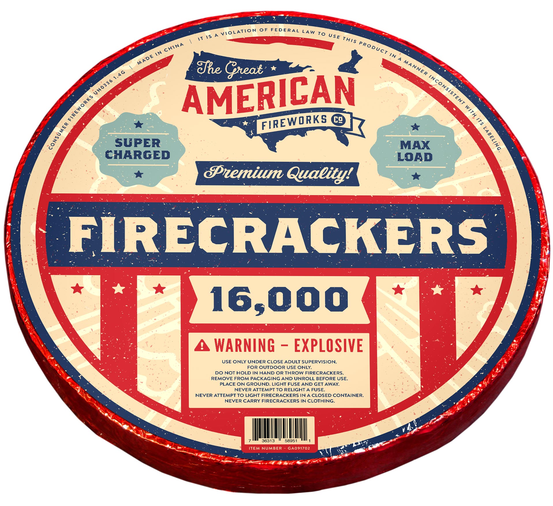 Firecrackers 16,000 Roll: SFX Fireworks
