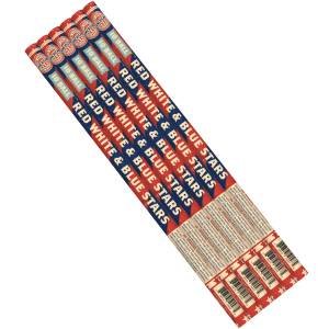 Red, White, and Blue Candle