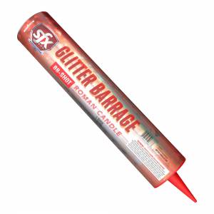 88-Shot Glitter Barrage - Red