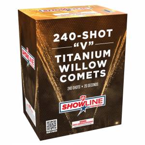240-Shot "V" Titanium Willow Comets